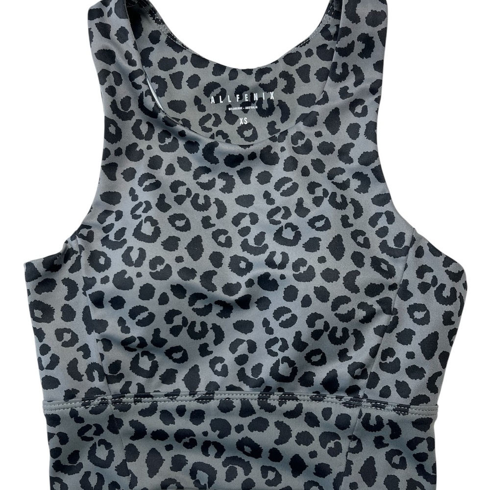ALLFENIX Leopard Print Sports Bra